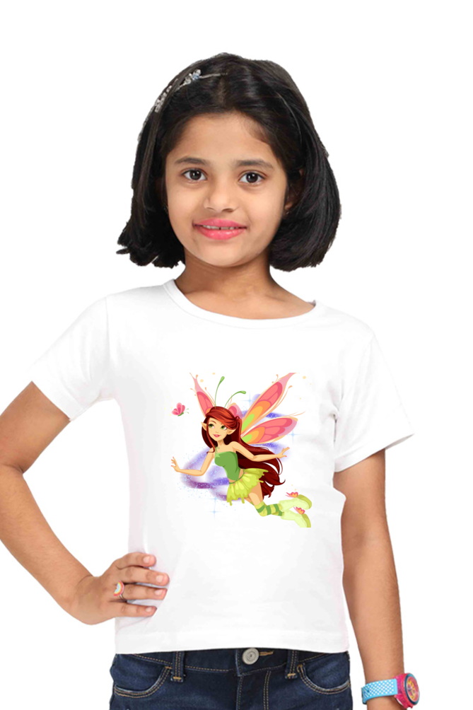 Girls Fairy with Butterflies Tee Shirt