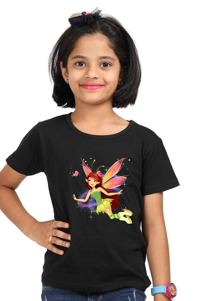 Girls Fairy with Butterflies Tee Shirt