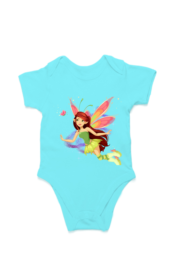 Baby Girl Fairy with Butterflies Romper