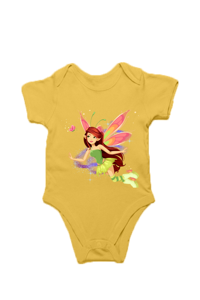 Baby Girl Fairy with Butterflies Romper